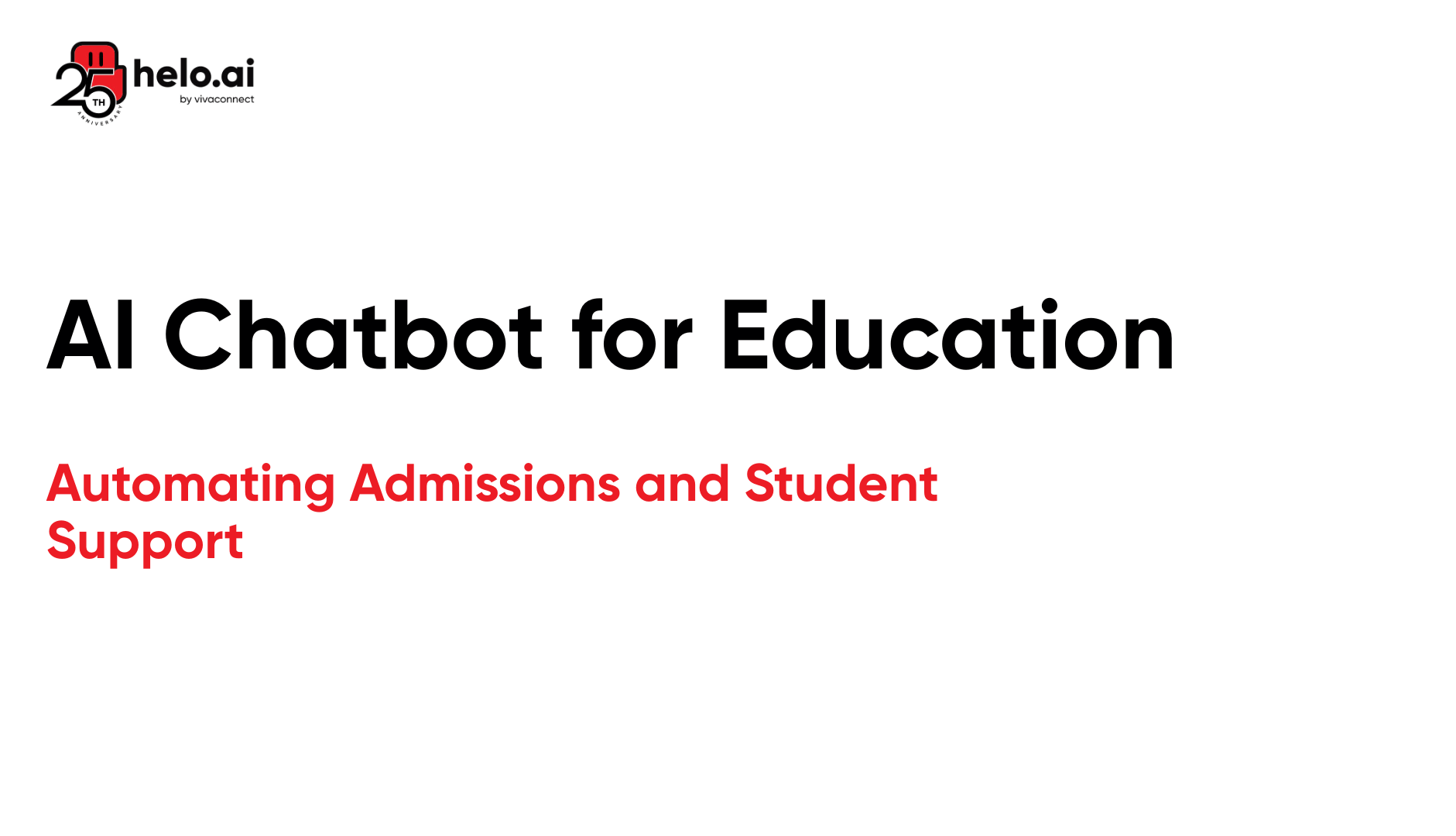 AI Chatbot for Education